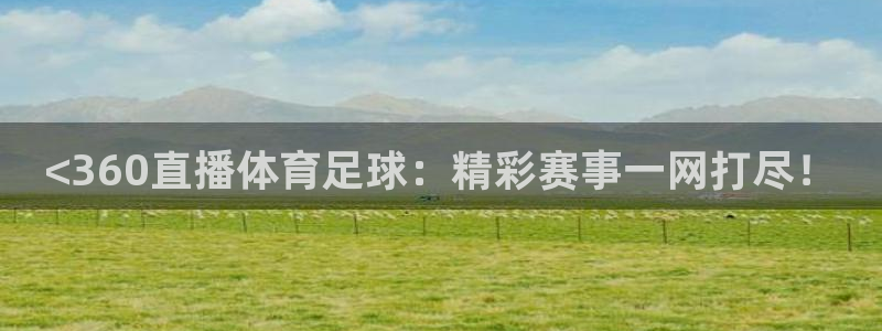 <360直播体育足球：精彩赛事一网打尽！