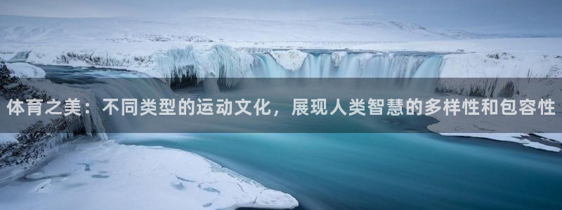 体育之美：不同类型的运动文化，展现人类智慧的多样性和包容性