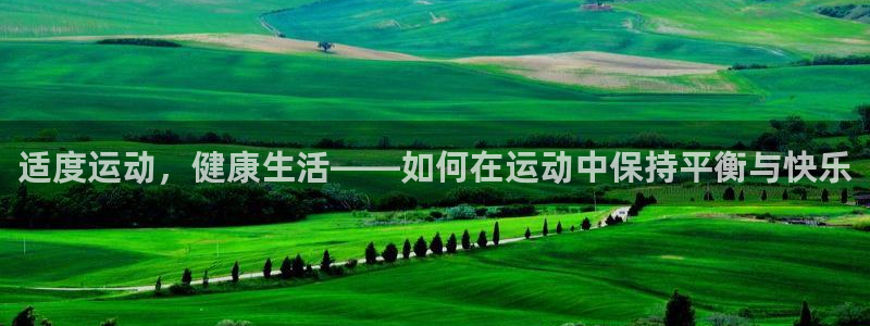 适度运动，健康生活——如何在运动中保持平衡与快乐